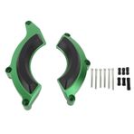 Brilluxa Stator Guard, Motor Kapağı Koruyucusu Z900 2017-2019 ile Uyumlu, Alüminyum Stator Kaza Kapağı, Motor Stator Koruma Plakası (Green)