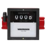 Brilluxa Yakıt Akış Ölçer, 1 PCS Mekanik Dizel meter G1 40-110L Min, Dikey Kurulum Akış Göstergesi Yağ ölçümü için