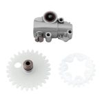 Briny River 1 set alın dişlisi yağ pompası sonsuz dişli kiti yedek parça 1119 640 3200 STIHL MS380 MS381 038 028 042 048 038AV ile uyumlu