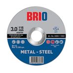 Brio 0404-115X3 Kesme Taşı 115X3 Metal
