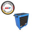 Brio 6 Çekmece Pro Plus 248 Parça Mavi Dolu Hareketli Takım Dolabı