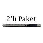 Brio Maket Bıçağı Cam Filmi Uygulama Metal 9 Mm 2'Li Paket