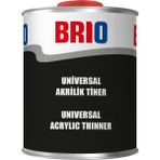 Brio Tiner Universal Akrilik Tiner Standart 1 L - 1 lt