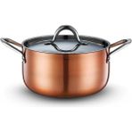 Brioni Copperfield 22 cm Yanmaz Yapışmaz Seramik Derin Tencere