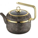 Brioni Royal Stone 1.5 lt Granit Kumtaşı Altın Çaydanlık