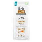 Brit Care 12 kg Senior Light Kilo Kontrolü ve Deri Tüy Hassasiyeti Olan Yaşlı Köpekler İçin Tahılsız Somon Balıklı Kuru Mama