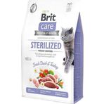 Brit Care 2 kg Hipoalerjenik Ördek ve Hindili Tahılsız Kısırlaştırımış Kedi Maması