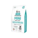 Brit Care 2 kg Mini Light Kilolu Kısırlaştırılmış Köpekler İçin Tahılsız Hipoalerjenik Köpek Maması
