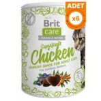 Brit Care 6x100 gr Süper Fruits Tavuklu Kedi Ödül Maması