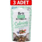 Brit Care Calming Functional Snack Sakinleştirici Etkili Tahılsız Kedi Ödülü 3Adet 50Gr