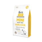 Brit Care Hypoallergenic Mini Hair Skin Somonlu Tahılsız Köpek Maması 2 Kg