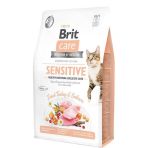 Brit Care Sensitive 2 kg Tahılsız Hindili ve Somonlu Yetişkin Kedi Maması