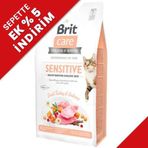Brit Care Sensitive 7 kg Hindi ve Somon Etli Hassas Tahılsız Kedi Maması