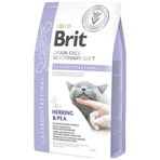 Brit Veterinary Diets Gastrointestinal Tahılsız Ringa Balıklı 2 kg Kedi Maması + Temizlik Mendili