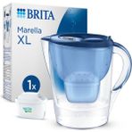 BRITA Marella XL 1x Maxtra Pro All-in-1 Filtreli Su Arıtma Sürahisi - Mavi 3,5 lt