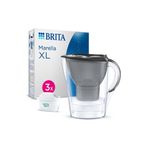 BRITA Marella XL 3x Maxtra Pro All-In-1 Filtreli Su Arıtma Sürahisi - Grafit, 3,5 lt