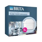 BRITA MAXTRA Performance Yedek Su Arıtma Filtresi, 6’lı