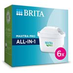 Brita Maxtra Pro All in Beyaz 1 6'lı Yedek Su Arıtma Filtresi