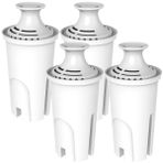 Brita Sürahiler, Dağıtıcılar, Premium Pitcher HiWater Standart Yedek Filtreler için Su Filtresi Değişimi (4 Paket)