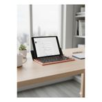 Brivona Katlanabilir Bluetooth Klavye Telefon/Tablet Standlı Taşınabilir Pembe Tek Ebat