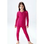 Brix Kız Çocuk Fitilli Taytlı Takım Fuşya Renk - 7 - 8 Yaş