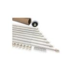 Briz Perde Çubuğu 80 - 100 Cm 8 Li Paket Ayarlanabilir Alüminyum Kapı Pencere Briz Çubuğu