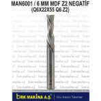 Brk 6 mm Negatif Karbür Freze