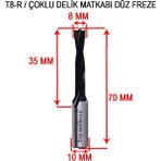 Brk 8 mm Sağ Çoklu Delik Matkabı Freze