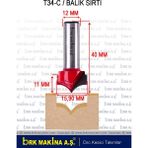 Brk Balık Sırtı Model Freze Q15,9*11*Q12