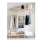 BRK Design Ahşap Açık Gardırop 150x140x35