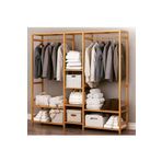BRK Design Ahşap Açık Gardırop 175x140x35