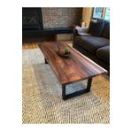 BRK Design Ahşap Kütük Orta Sehpa 80x60