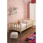 Brk Design Montessori Çocuk Karyolası Ayaklı Yatak - Doğal - 80 x 160 cm