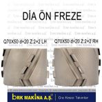 Brk Dia Ön Freze Takım (2 Adet)