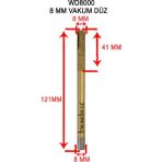 Brk Mermer Granit Vakum Düz Freze 8 mm