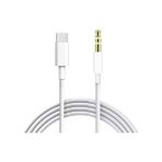 Brk Teknoloji JH-030 Type-C To 3.5mm Jack Aux Ses Kablosu 1 mt - Beyaz