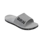 BRN Kaymaz Taban Plastik Banyo Tuvalet Havuz Terliği Unisex MZ153 - Gri