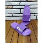 BRN Kaymaz Taban Plastik Banyo Tuvalet Havuz Terliği Unisex MZ153 - Lila