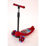 BRN Oyuncak Frenli Led Işıklı 3 Üç Tekerlekli Yükseklik Ayarlı Runner Kız Erkek Kırmızı Çocuk Pembe Scooter