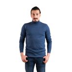 Brng Yarım Balıkçı Slimfit Likralı Erkek Kazak - S - İndigo