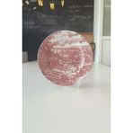 Broadhurst Staffordshire Ironstone Kusursuz Ingiliz Antika Porselen Pasta Tabağı 20 cm - Kırmızı