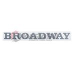Broadway Kağıt Yazı Eski Model. Açık Gri