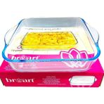 Broart Br-Art Fırın Tepsi Cam Kare Küçük Sade Borcam 45034 - 20 x 20 cm
