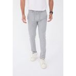BROCARD Erkek Kışlık Jogger Slimfit Bel Yarım Lastikli Gri Kumaş Pantolon