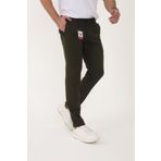 BROCARD Erkek Kışlık Jogger Slimfit Bel Yarım Lastikli Haki Kumaş Pantolon