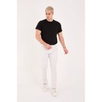 BROCARD Erkek Slim Fit Dar Kesim Likralı Pamuklu Esnek Chino Kanvas Pantolon Taş