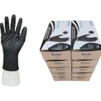 Broche ELMAS DOKULU EKSTRA KALIN SİYAH NİTRİL ELDİVEN L BEDEN 10'LU PAKET