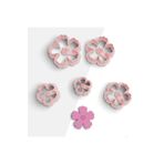 brocutters Hibiscus Çiçeği Polimer Kil Kesme Kalıbı, Küpe Kalıp, Clay Cutter, 5 Boy, No:1012