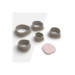 brocutters Kabarık Yamuk Şekilli Polimer Kil Kesme Kalıbı, Küpe Kalıp, Clay Cutter, 5 Boy, No:972