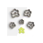 brocutters Organik çiçek şekilli polimer kil kesme kalıbı, küpe kalıp, takı kalıbı, Clay cutter, 5 boy, No: 861